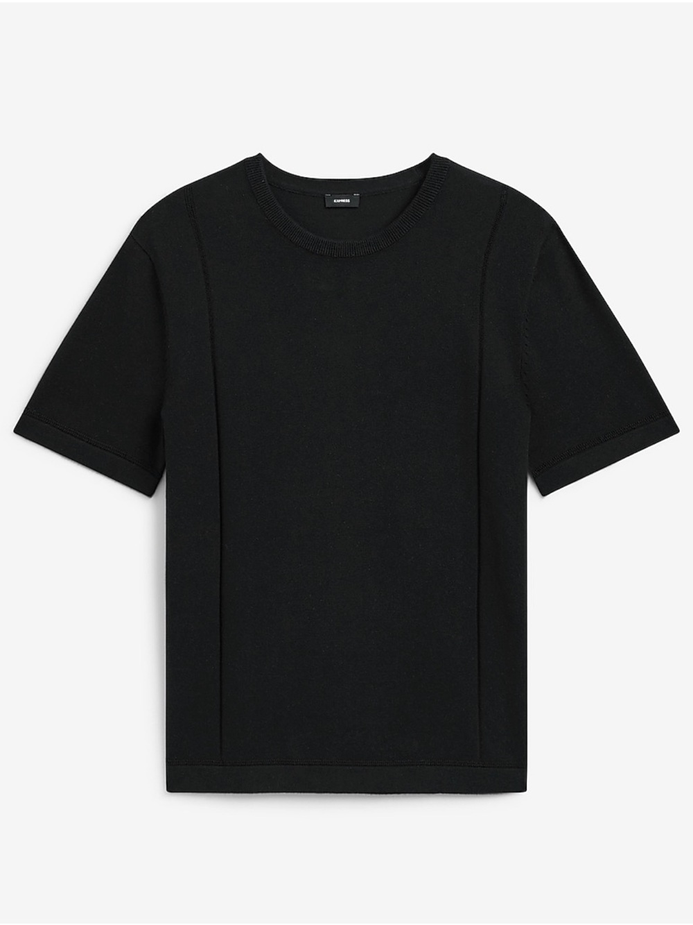 Boxy Cotton Crew Neck Sweater T-Shirt